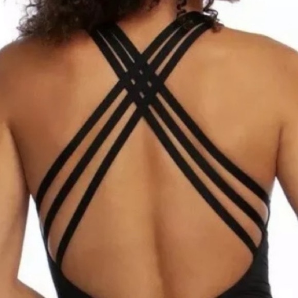 LA Blanca Spectrum V Neck One Piece Swimsuit - Picture 5 of 7